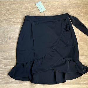 Lovers and Friends shiny black skirt new with tags